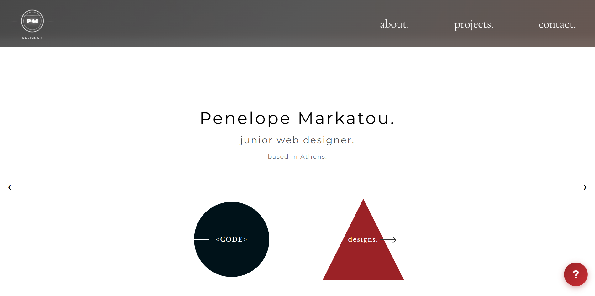 Portfolio Main Interface